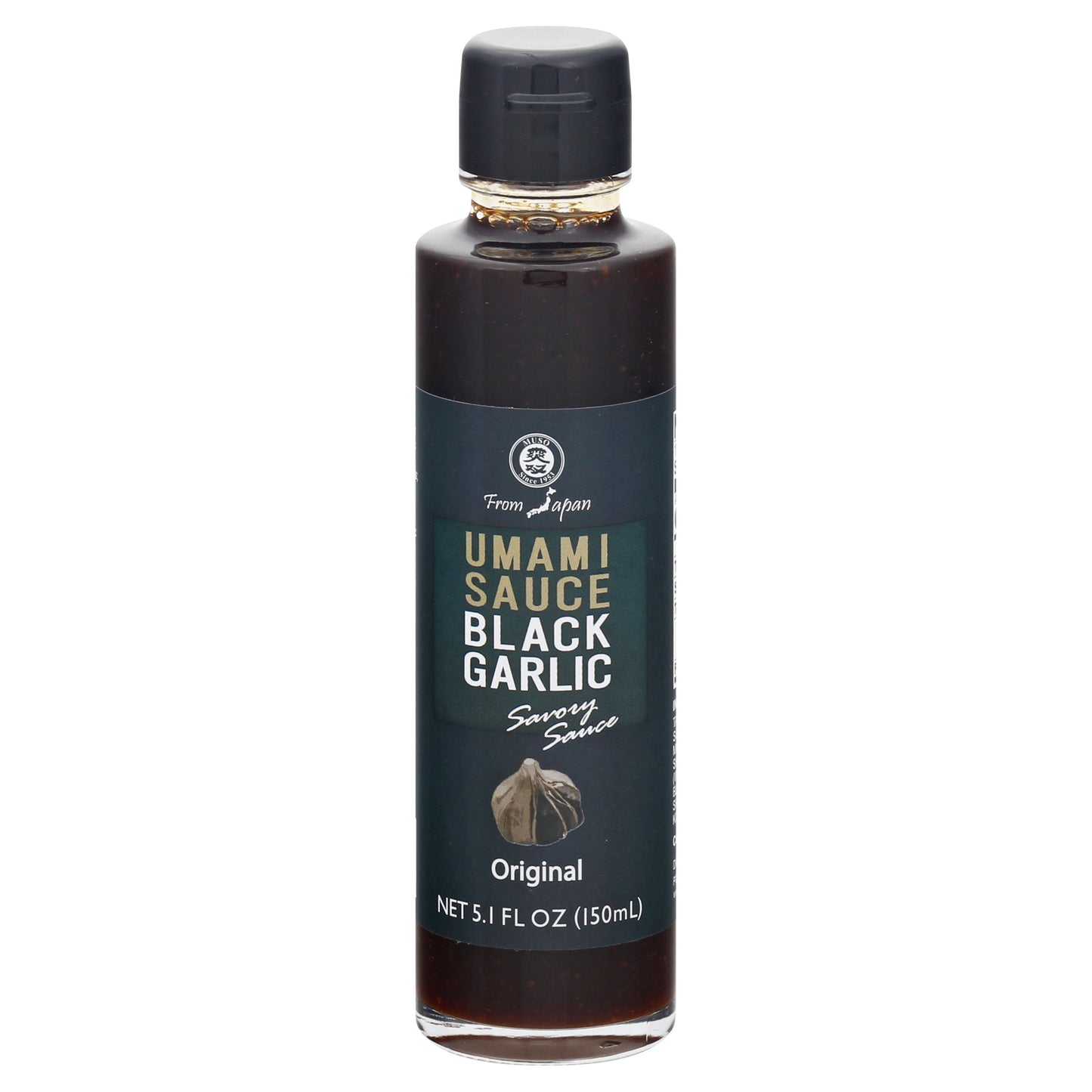 Muso From Japan Sauce Black Garlic 5.1 FO (Pack Of 6)