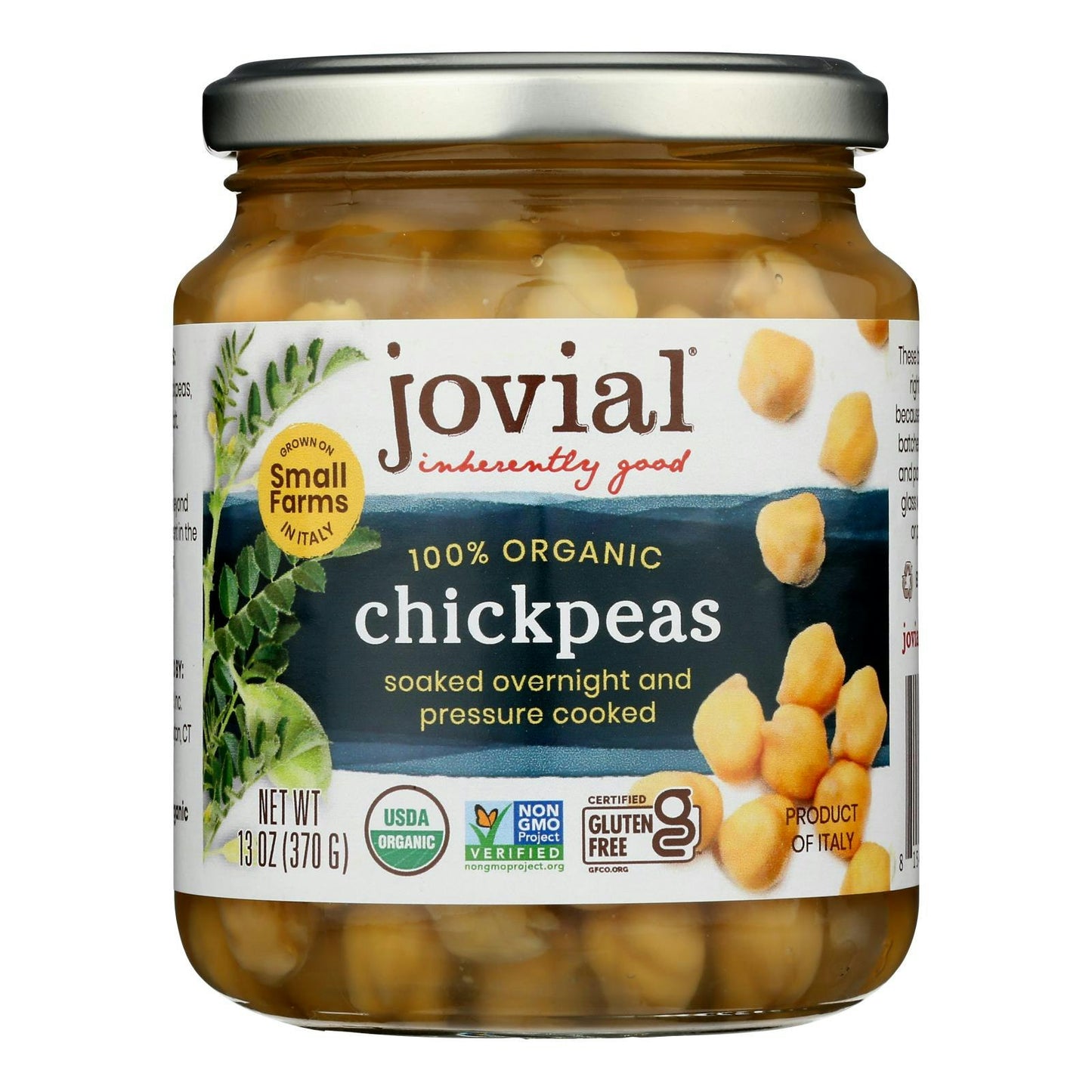 Jovial Beans Chickpea Organic - 13 oz (Pack of 6)