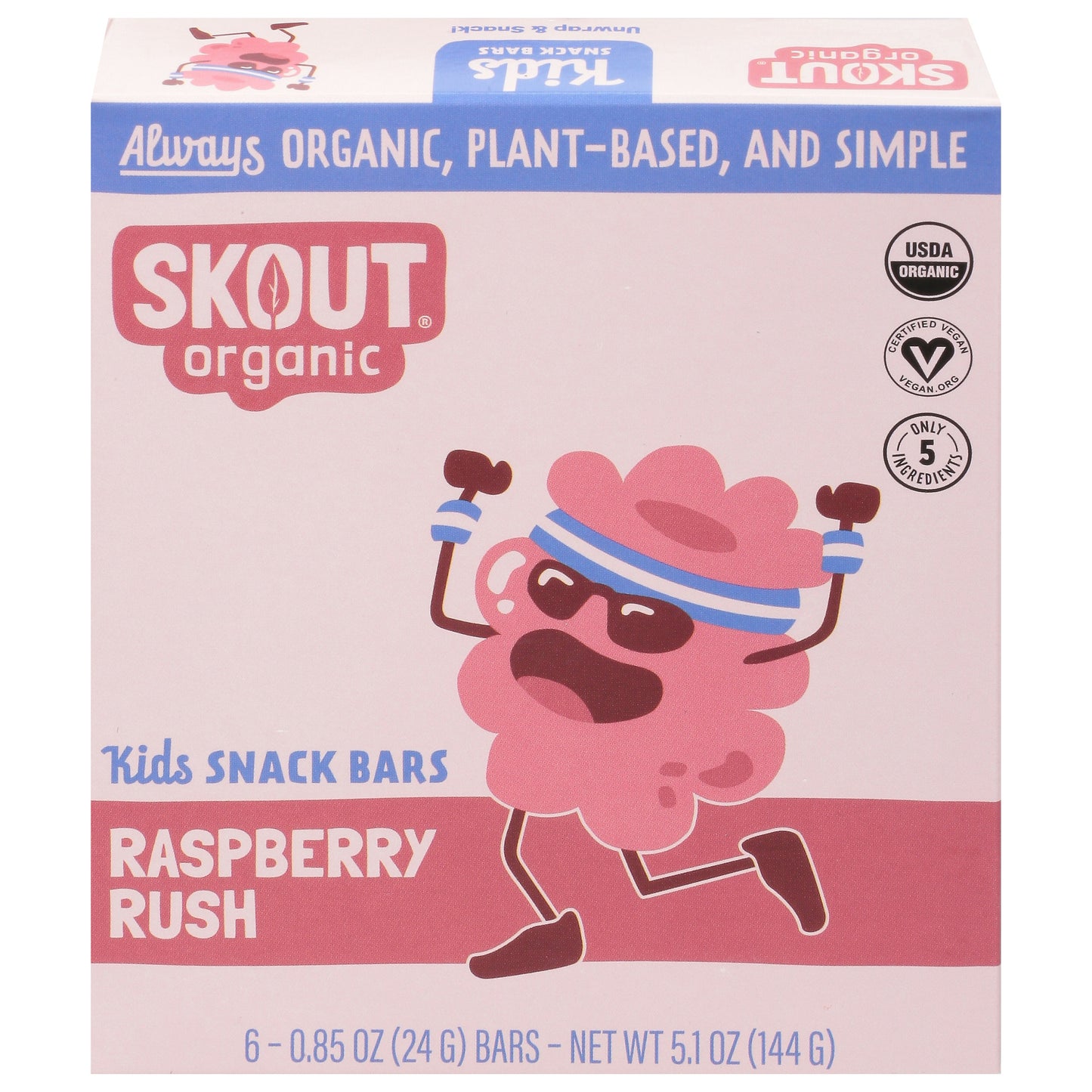 Skout Bar Rasberry Rush 5.1 Oz (Pack of 6)