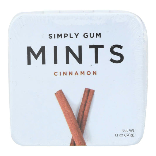 Simplygum Mints Cinnamon Natural 30 Gm (Pack of 6)