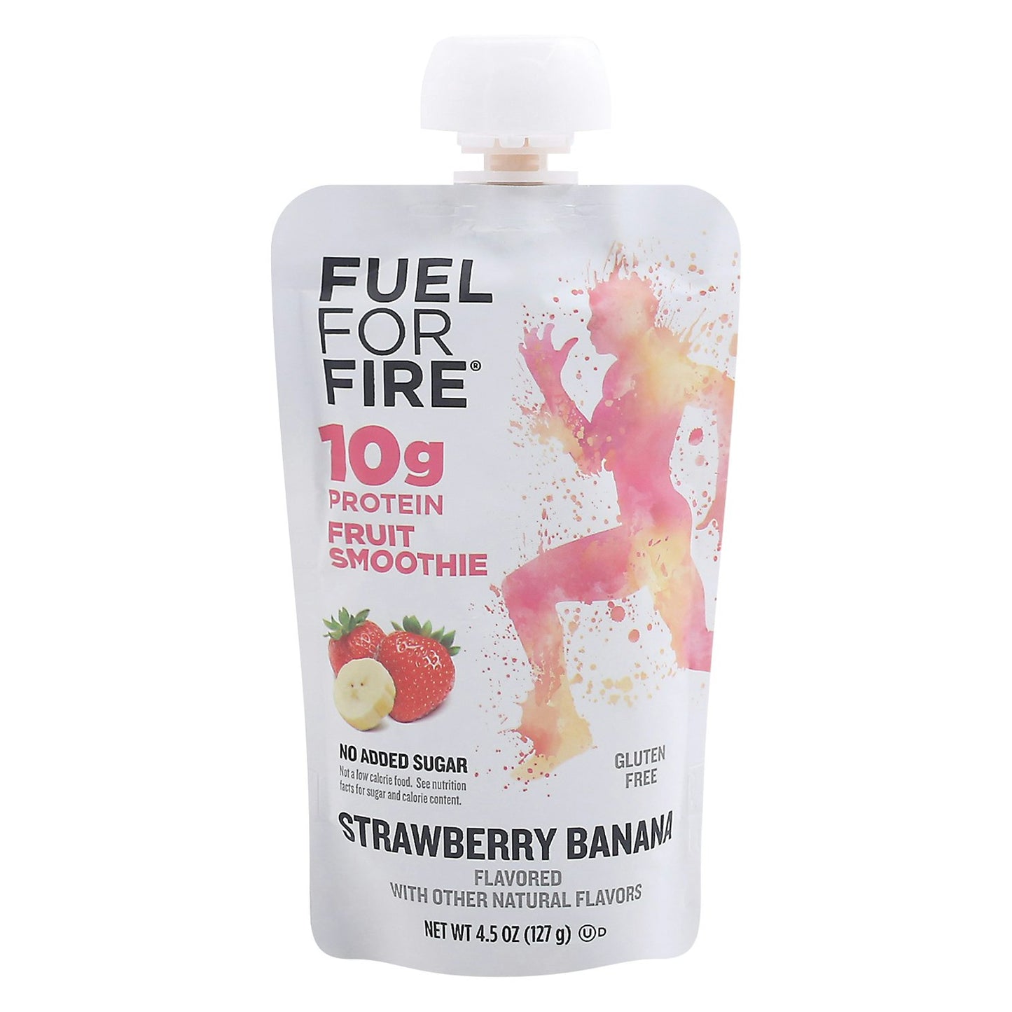 Fuel For Fire Smoothie Protein Strawberry Banana 4.5 oz (Pack of 12)