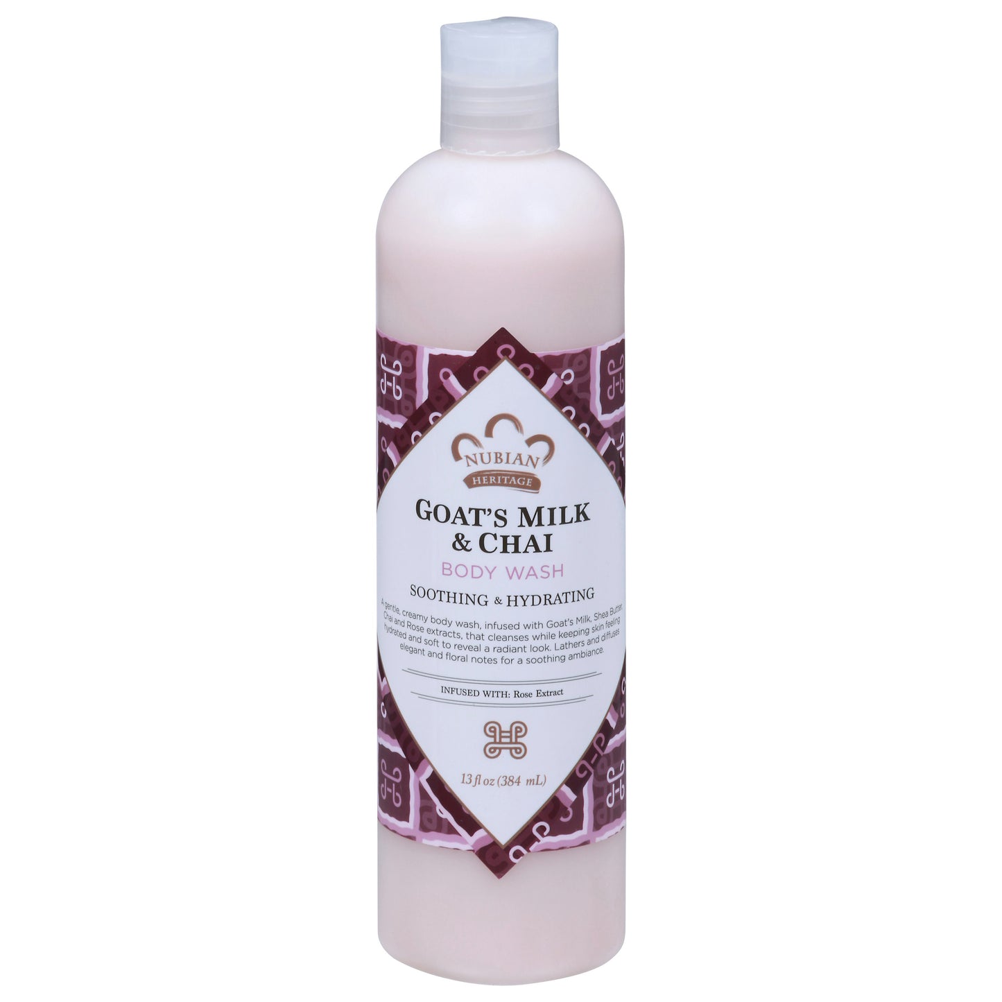 Nubian Heritage Body Wash Goats Milk Chai 13 Fl Oz (Pack of 3)