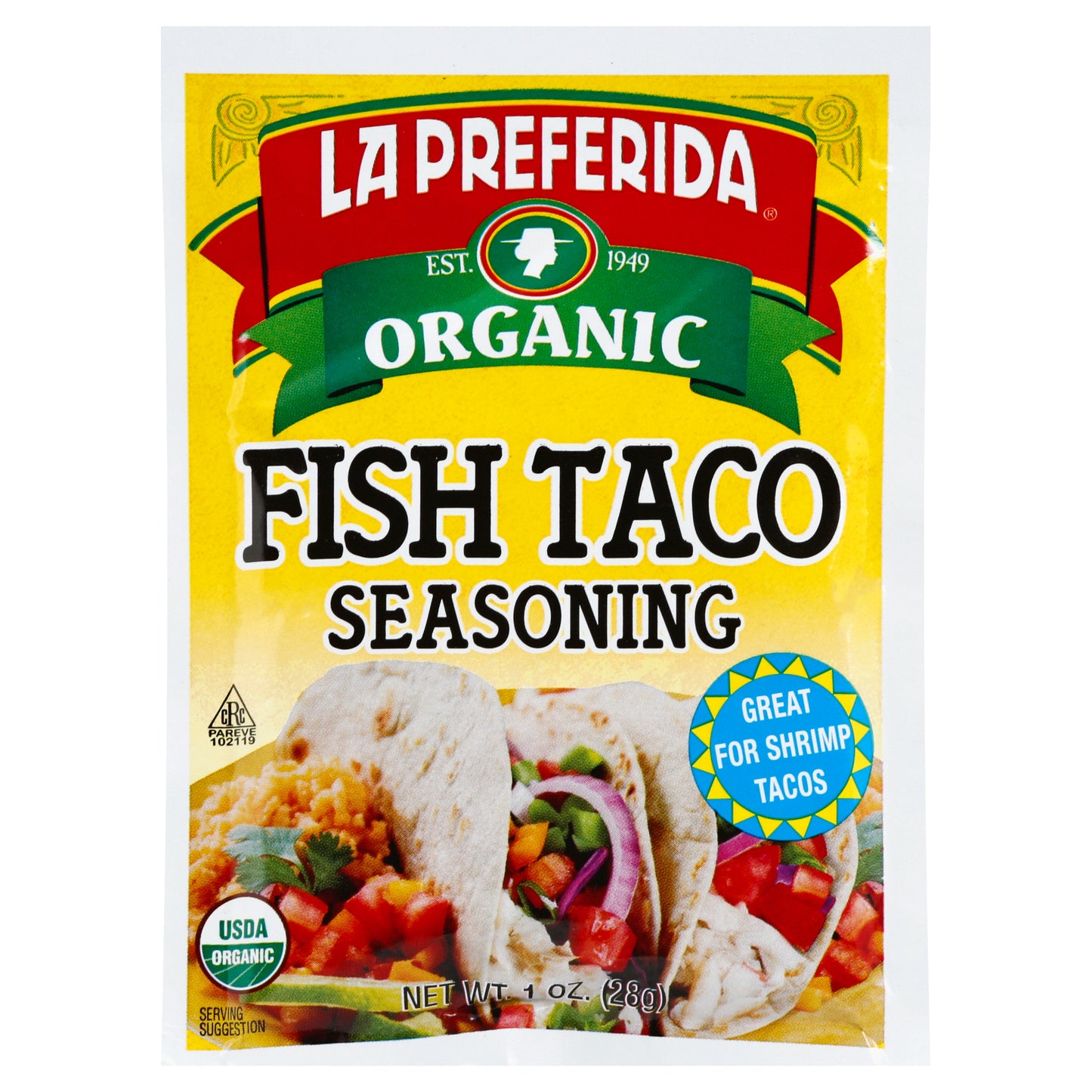 La Preferida Seasoning Fish Taco 1 oz (Pack Of 12)