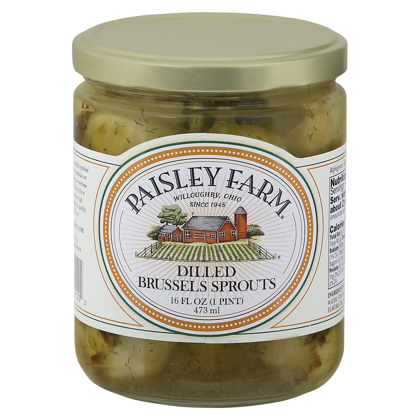 Paisley Farm Brussel Sprouts Dilled 16 oz (Pack Of 12)