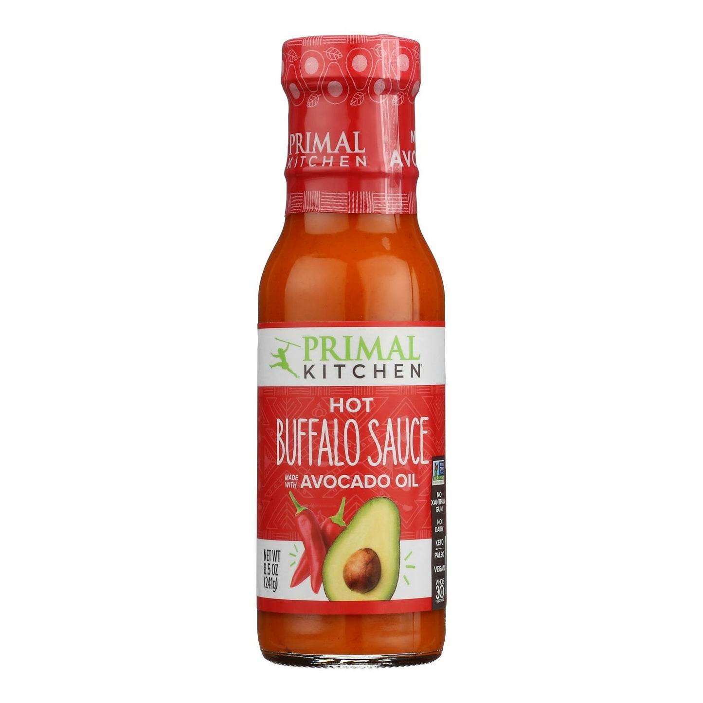 Primal Kitchen Jalepeno Buffalo Sauce 8.5 Oz Pack of 6
