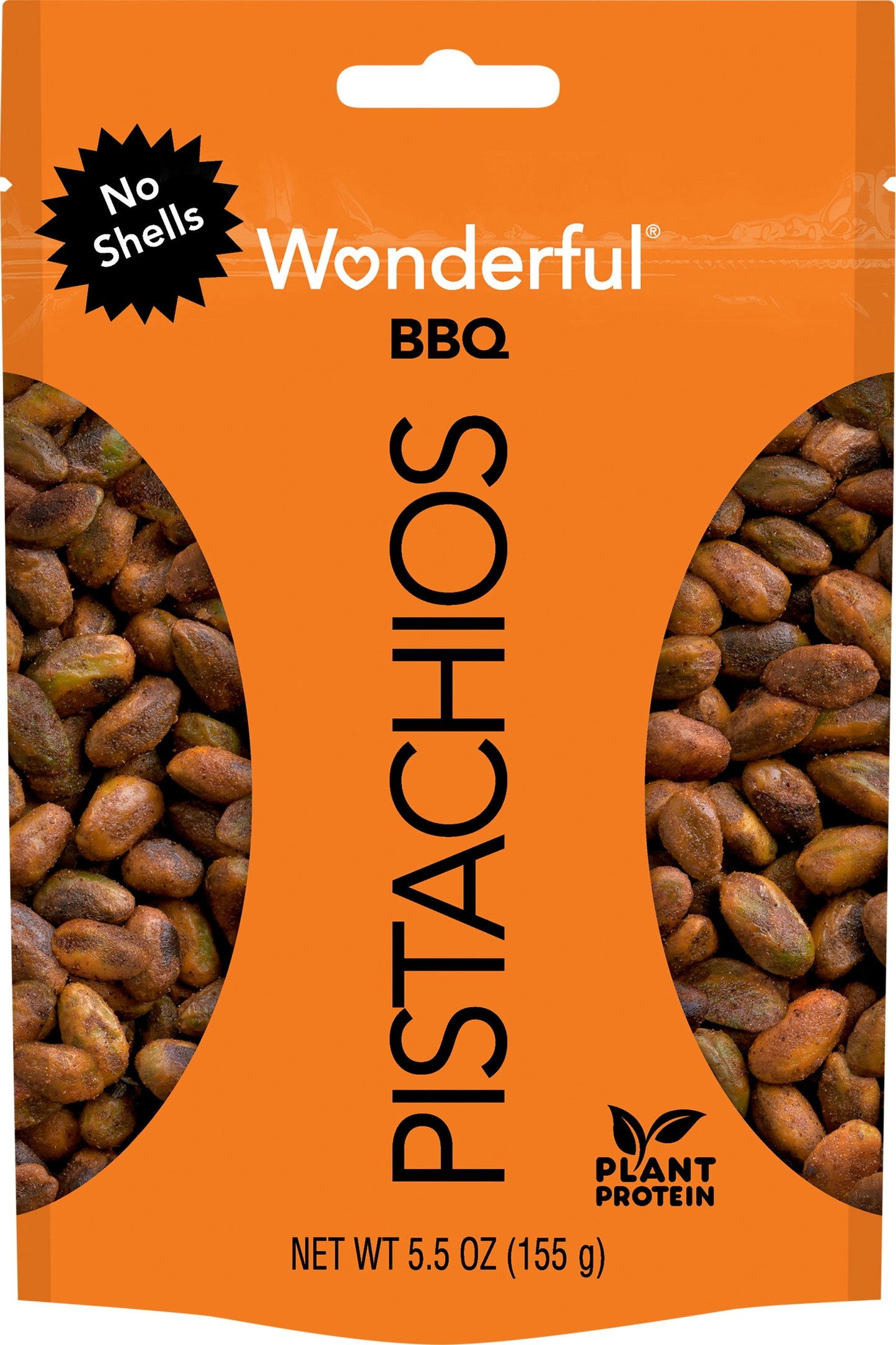Wonderful Pistachios Pistachios BBQ No Shell 5.5 Oz Pack of 10