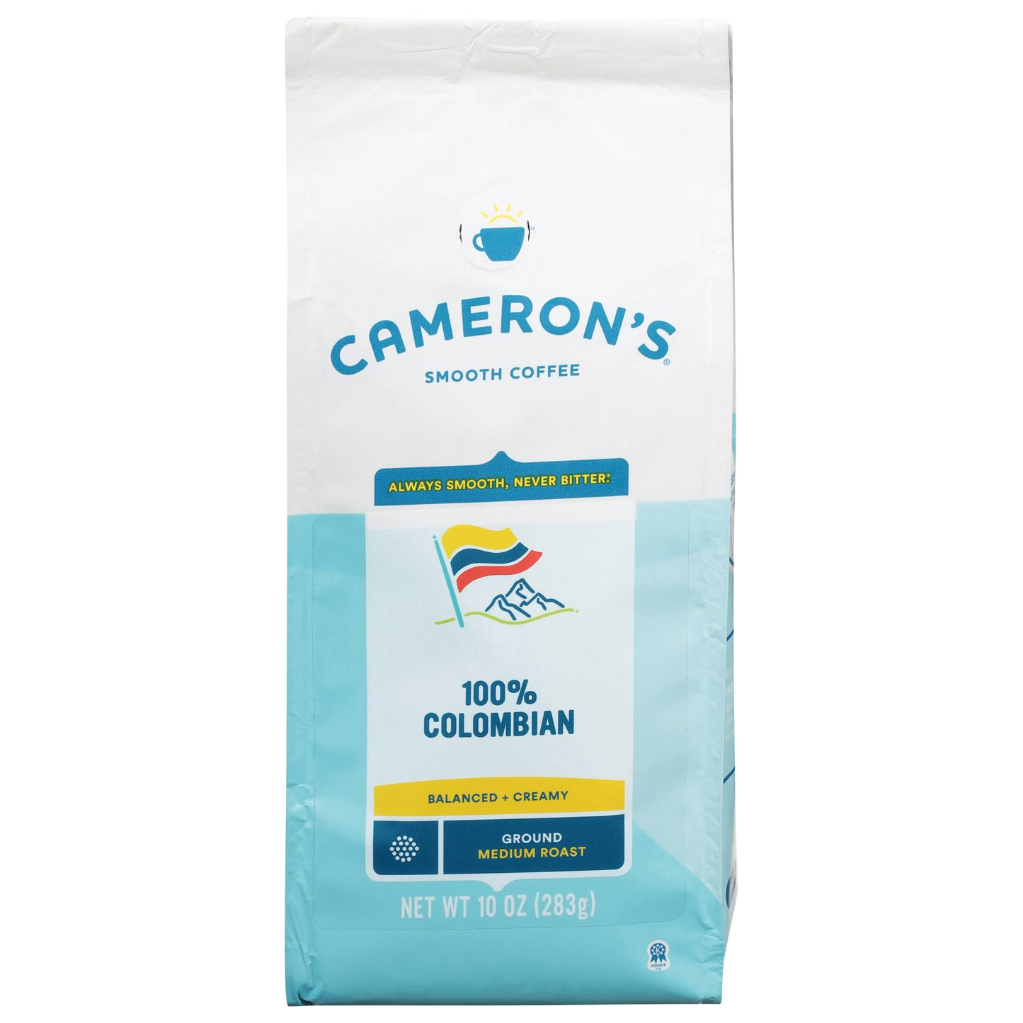 Camerons Coffee Ground Colombian 10 Oz Pack of 6