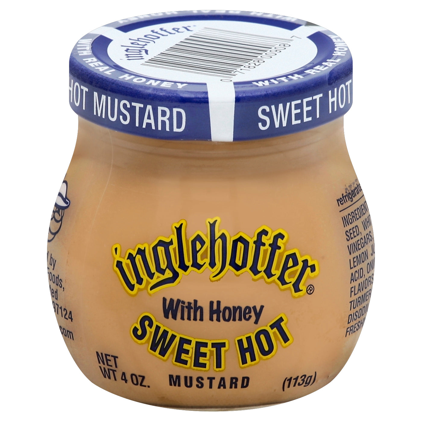 Inglehoffer Mustard Sweet Hot 4 oz (Pack Of 12)