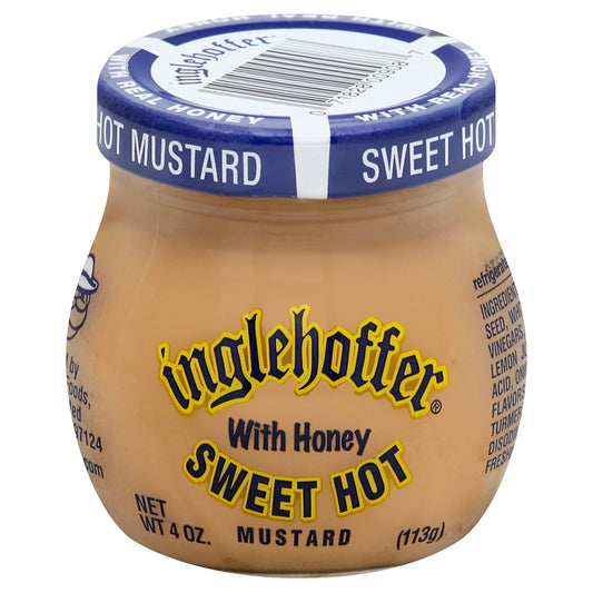 Inglehoffer Mustard Sweet Hot 4 oz (Pack Of 12)