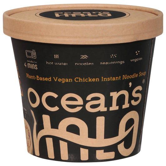 Oceans Halo Noodle Bowl Vegan Chicken 4.02 Oz (Pack Of 6)