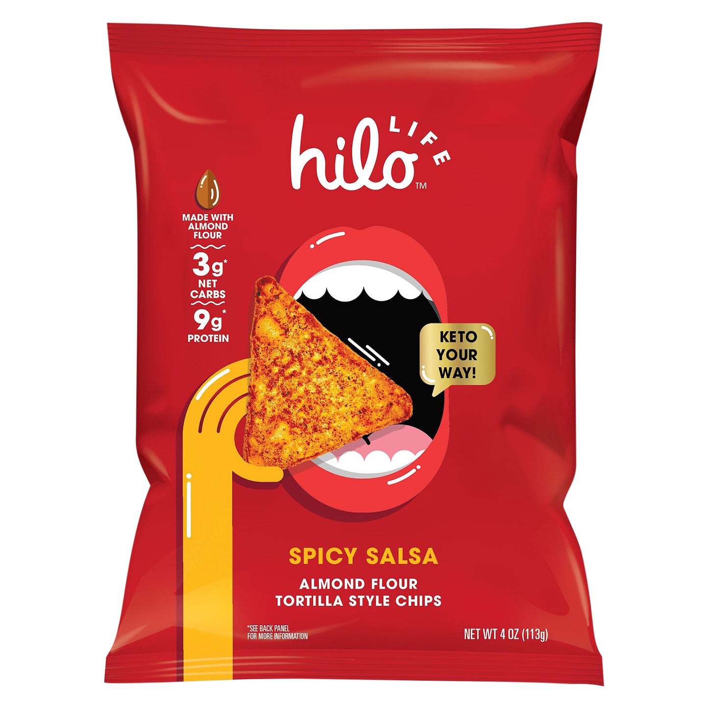 Hilo Life Snacks Chips Tortilla Spicy Salsa 4 Oz (Pack Of 6)