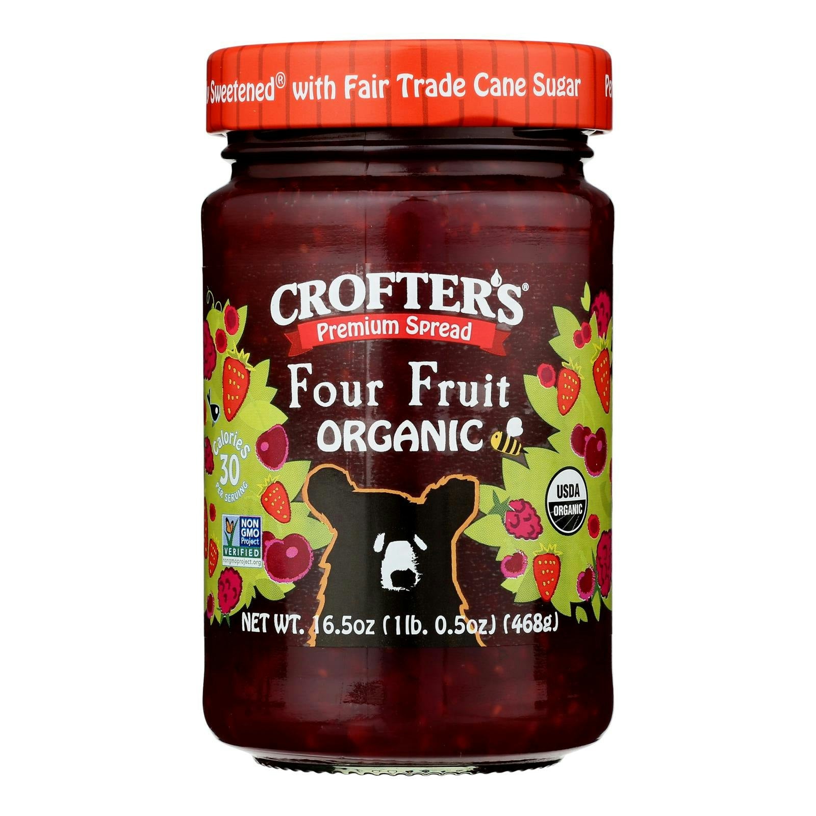 Crofters - Premium Spread Fruit 16.5 Oz (Pack of 6)