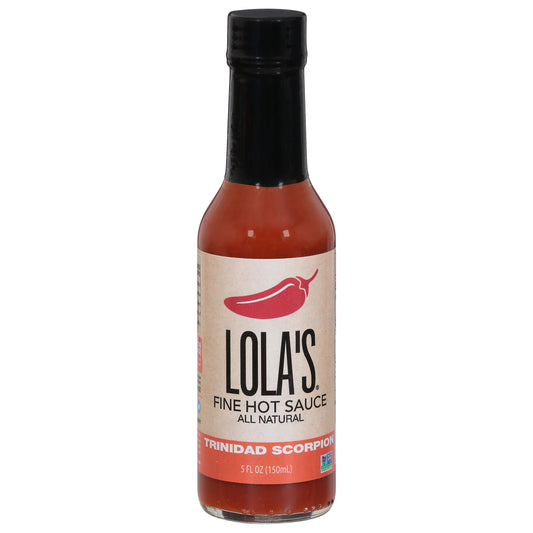 Lolas Fine Hot Sauce Hot Trinidad Scorpion 5 oz (Pack Of 12)
