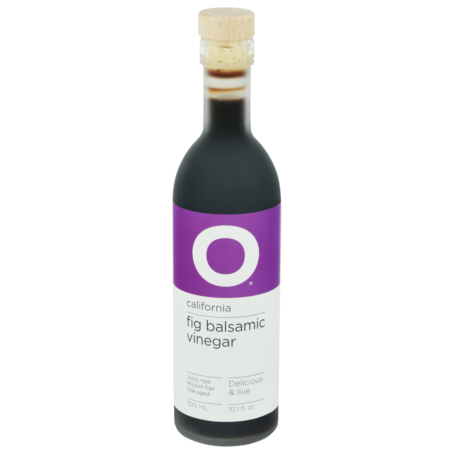 O Vinegar Balsamic Fig California 300 Ml (Pack Of 6)