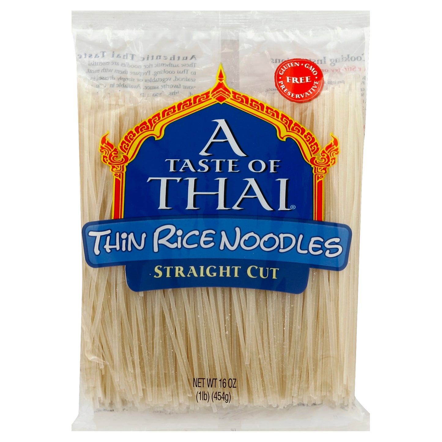 Taste Of Thai Noodle Rice Thin 16 oz (Pack Of 6)