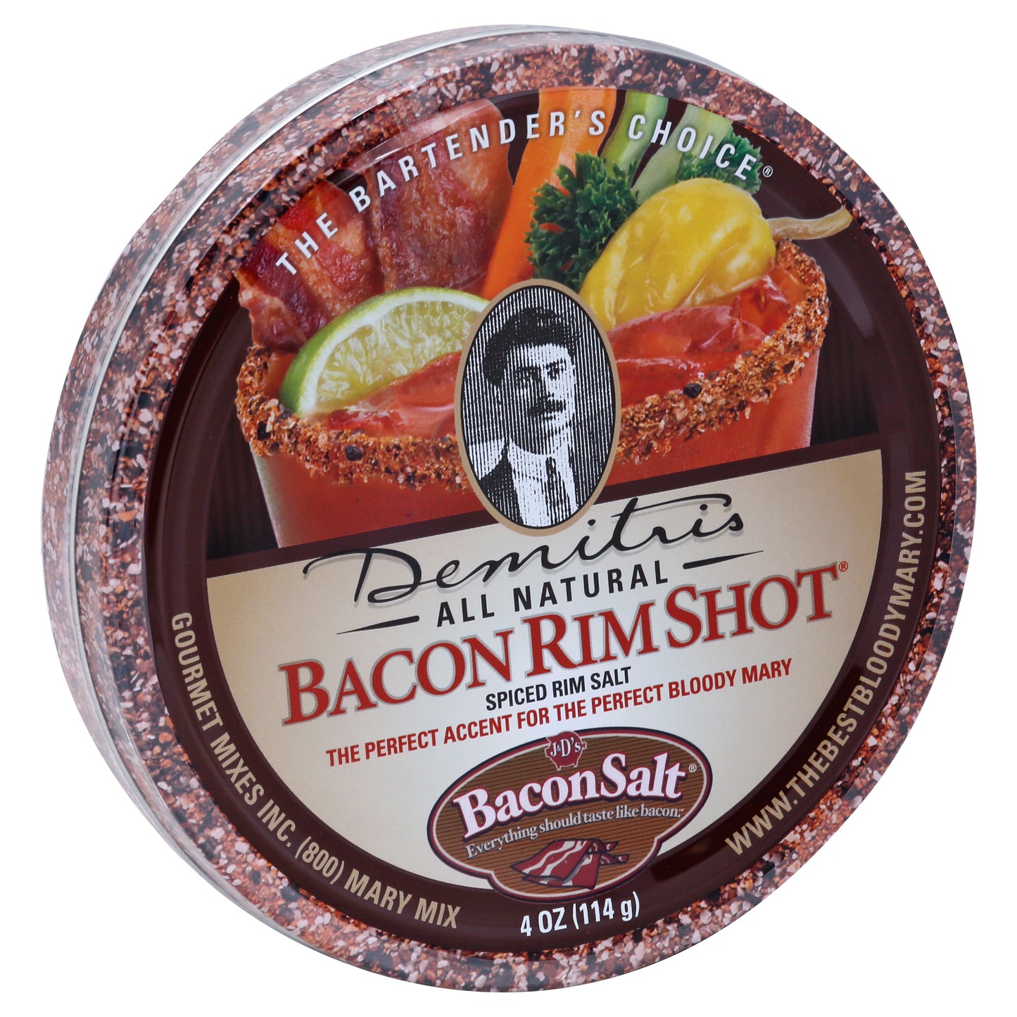 Demitris Rim Salt Bacon 4 oz (Pack Of 8)