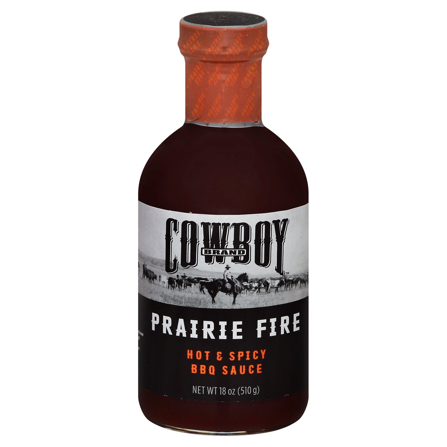 Cowboy Charcoal Sauce Barbeque Fire & Hot Spicy 18 oz (Pack Of 6)