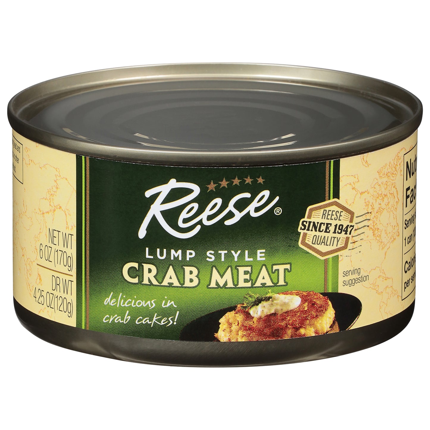 Reese Crabmeat Lump Style 6 oz (Pack Of 12)