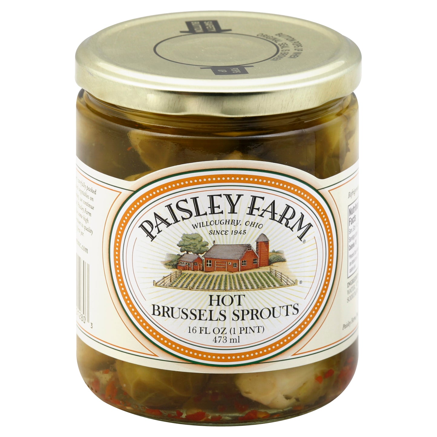Paisley Farm Brussel Sprouts Hot 16 oz (Pack Of 12)
