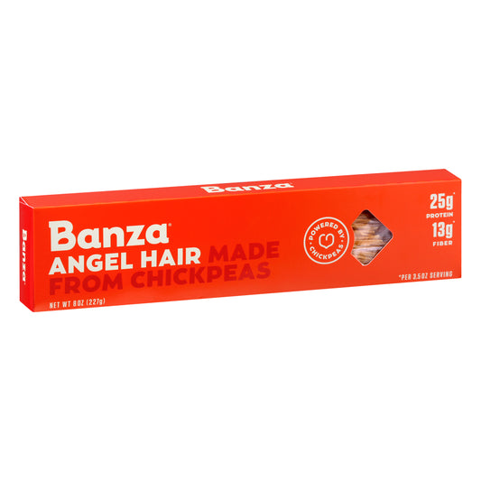 Banza Pasta Angel Hair Chickpea 8 Oz (Pack Of 12)