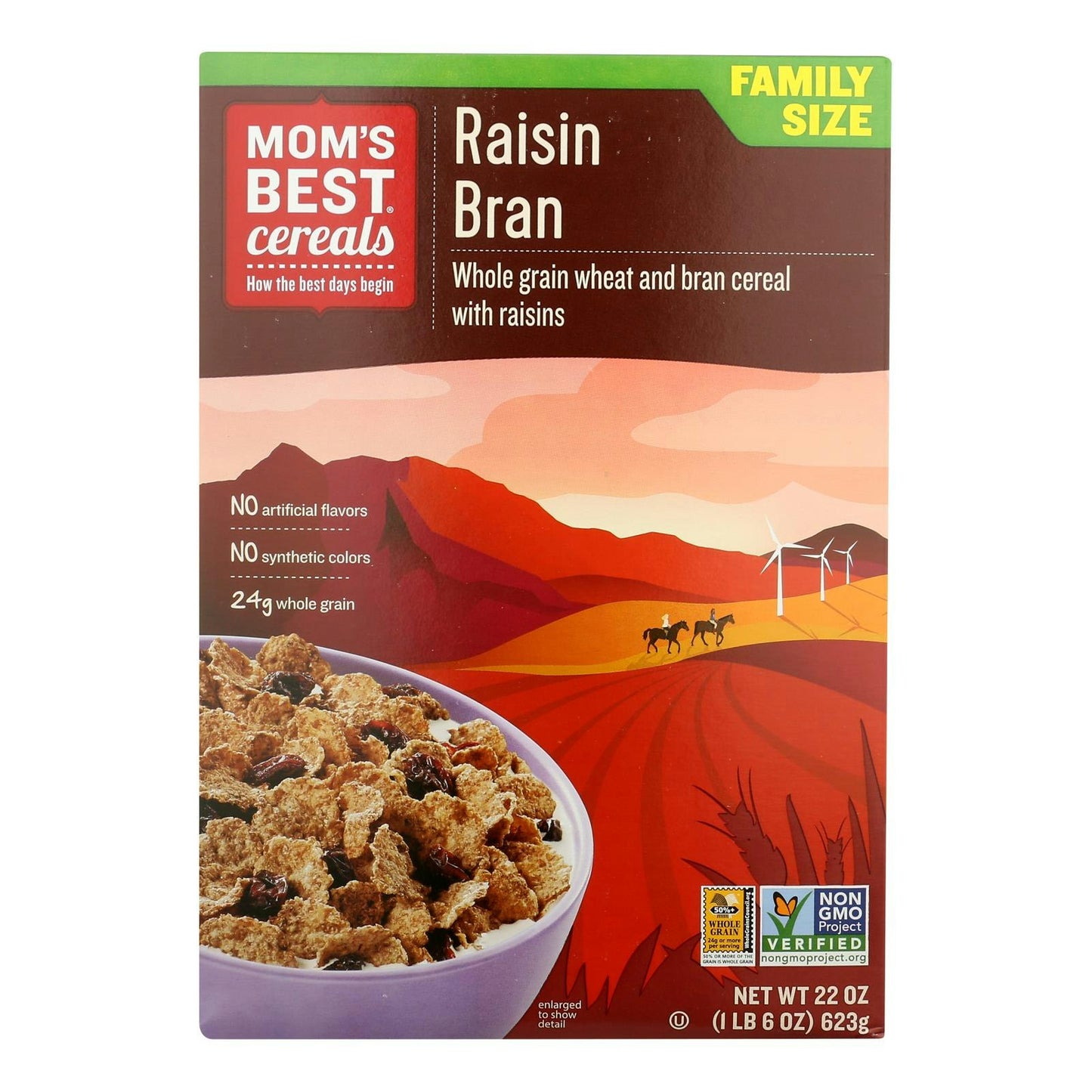 Moms Best Cereal Raisin Bran 22 Oz (Pack Of 10)