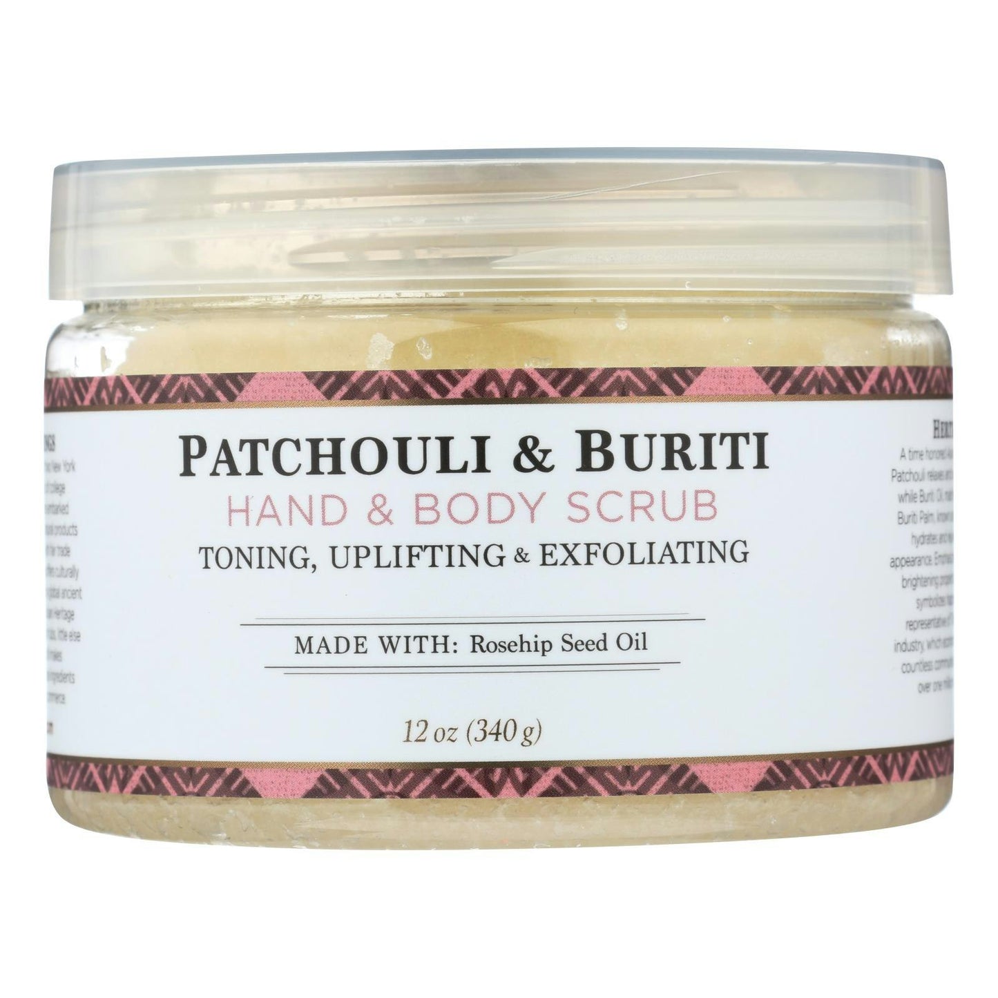 Nubian Heritage - Hand & Body Scrub Patchouli & Buriti - 12 oz