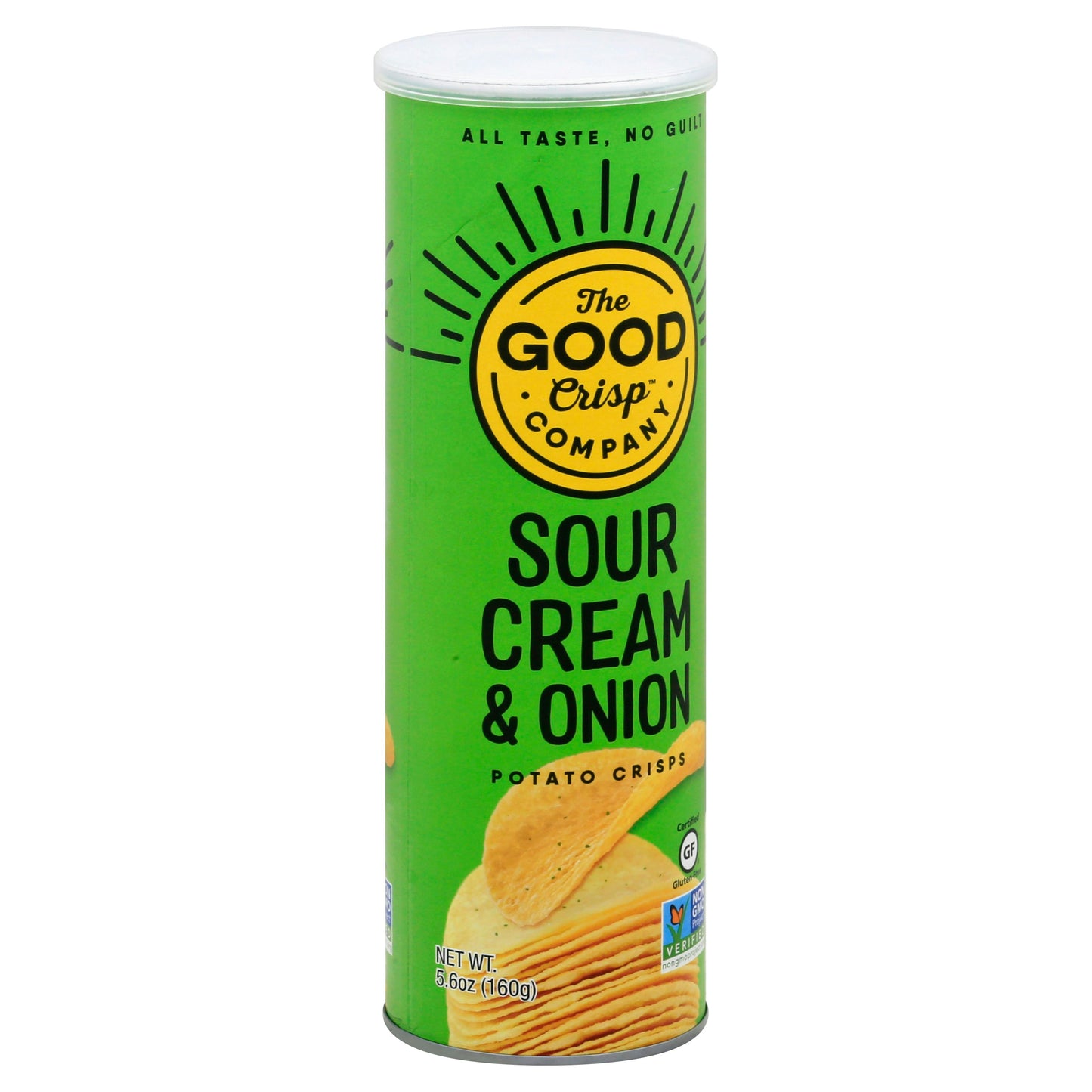The Good Crisp Company Crisp Sour Cream Onion 5.6 oz (Pack of 8)