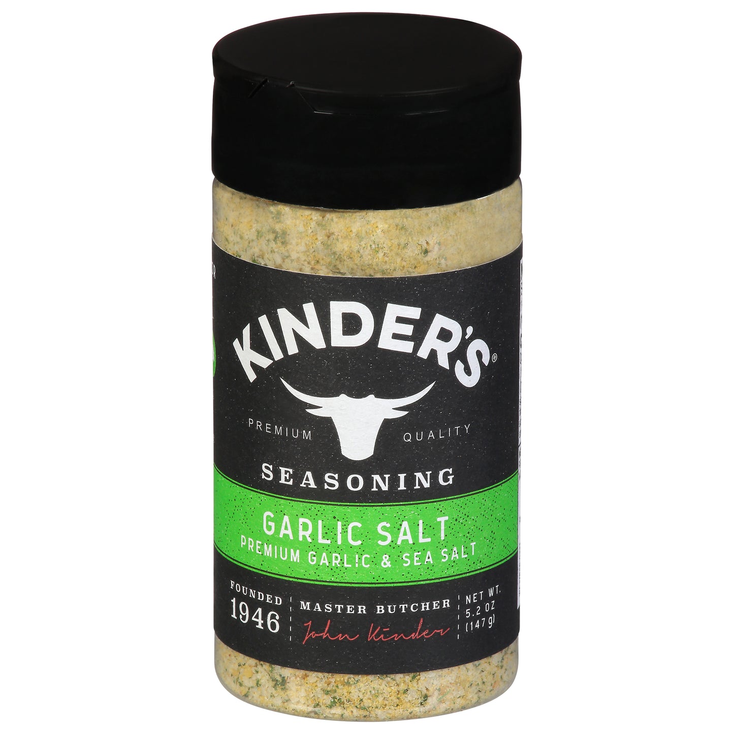 Kinders Seasoning Garlic Salt 5.2 Oz (Pack Of 6)