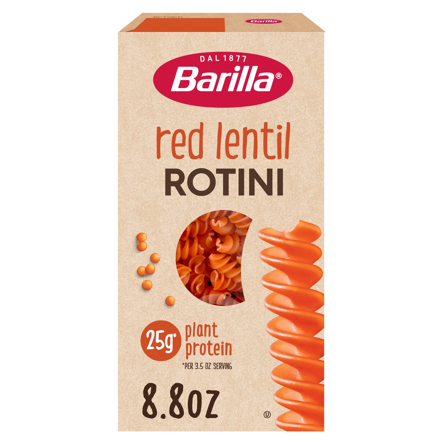 Barilla Pasta Rotini Rd Lgume Lnt 8.8 Oz (Pack Of 10)