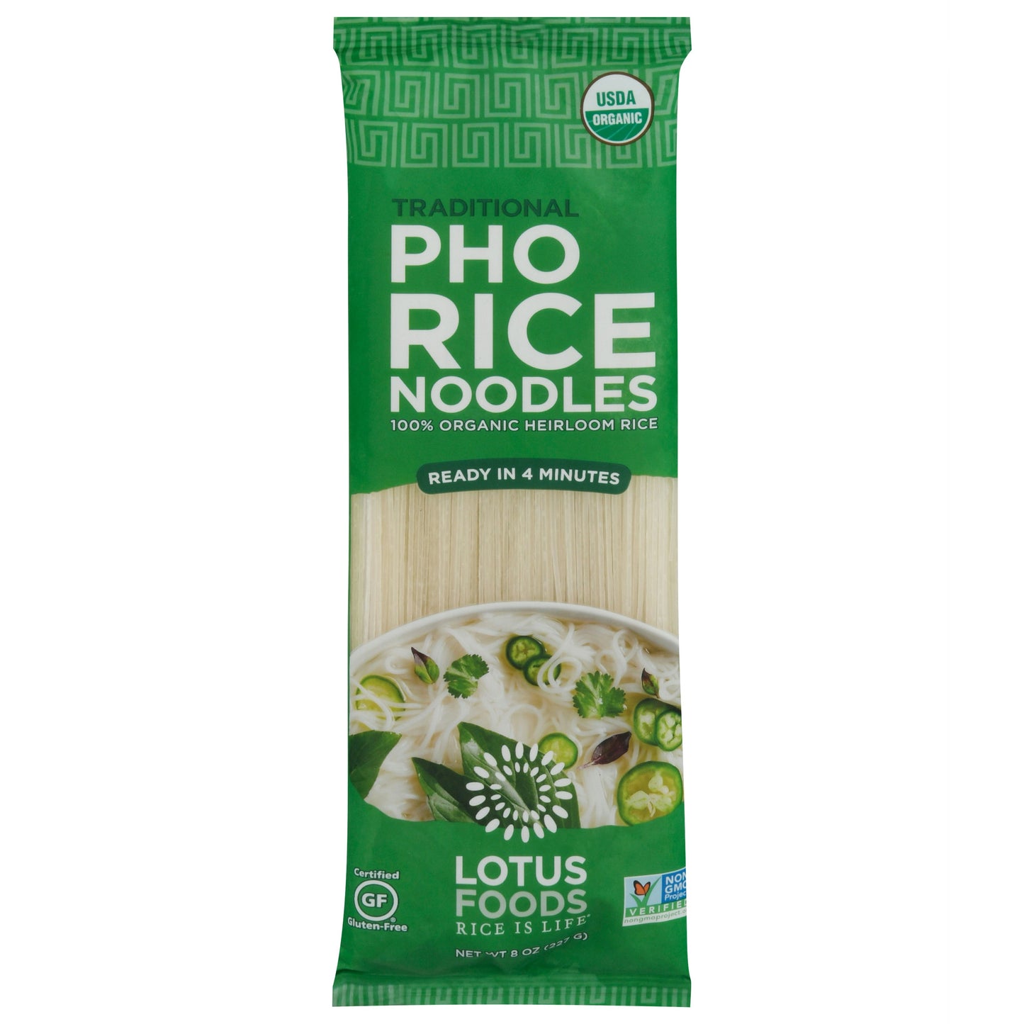 Lotus Foods Noodles Rice Pho Organic 8 Oz (Pack of 8)