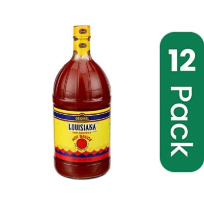 Louisiana Hot Sauce - 32 Ounce (Pack of 12)
