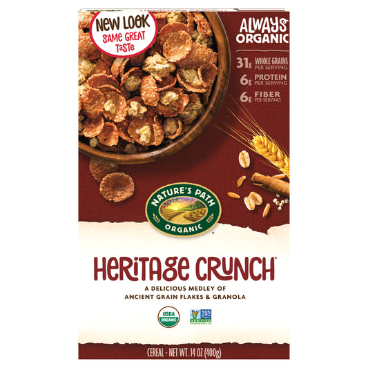 Natures Path Cereal Crunch Hertge Organic 14 Oz (Pack Of 12)