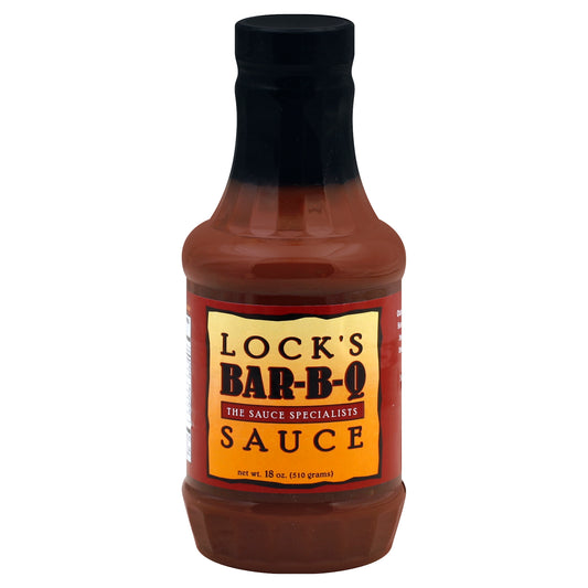 Lock Sauce Bar B Que 18 oz (Pack Of 12)