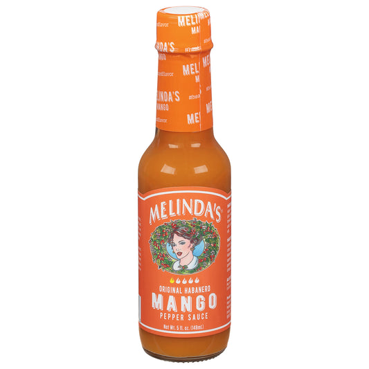 Melindas Sauce Hot Mango 5 oz (Pack Of 6)