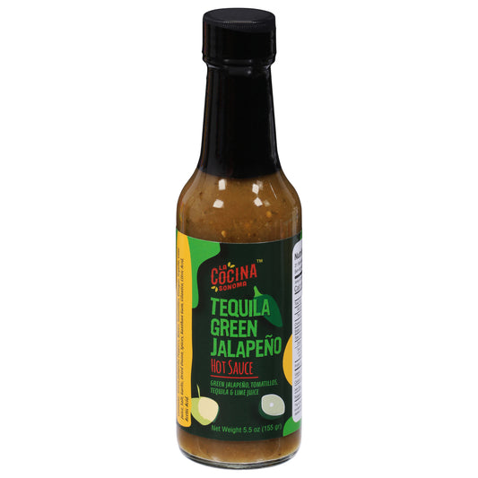 The Sonoma Kitchen Sauce Hot Tequila Green Jalapeno 5.5 oz (Pack Of 12)