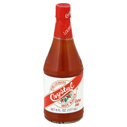 Crystal Hot Sauce Extra Hot Hot 6 oz (Pack Of 12)