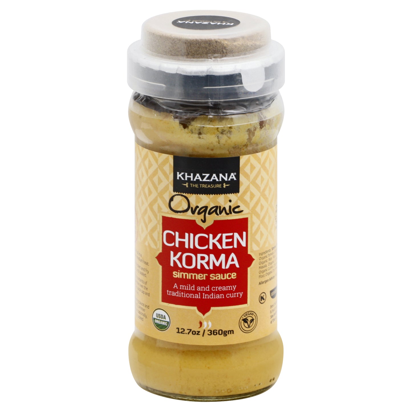 Khazana Sauce Simmer sauce Chicken Korma 12.7 Oz (Pack Of 6)