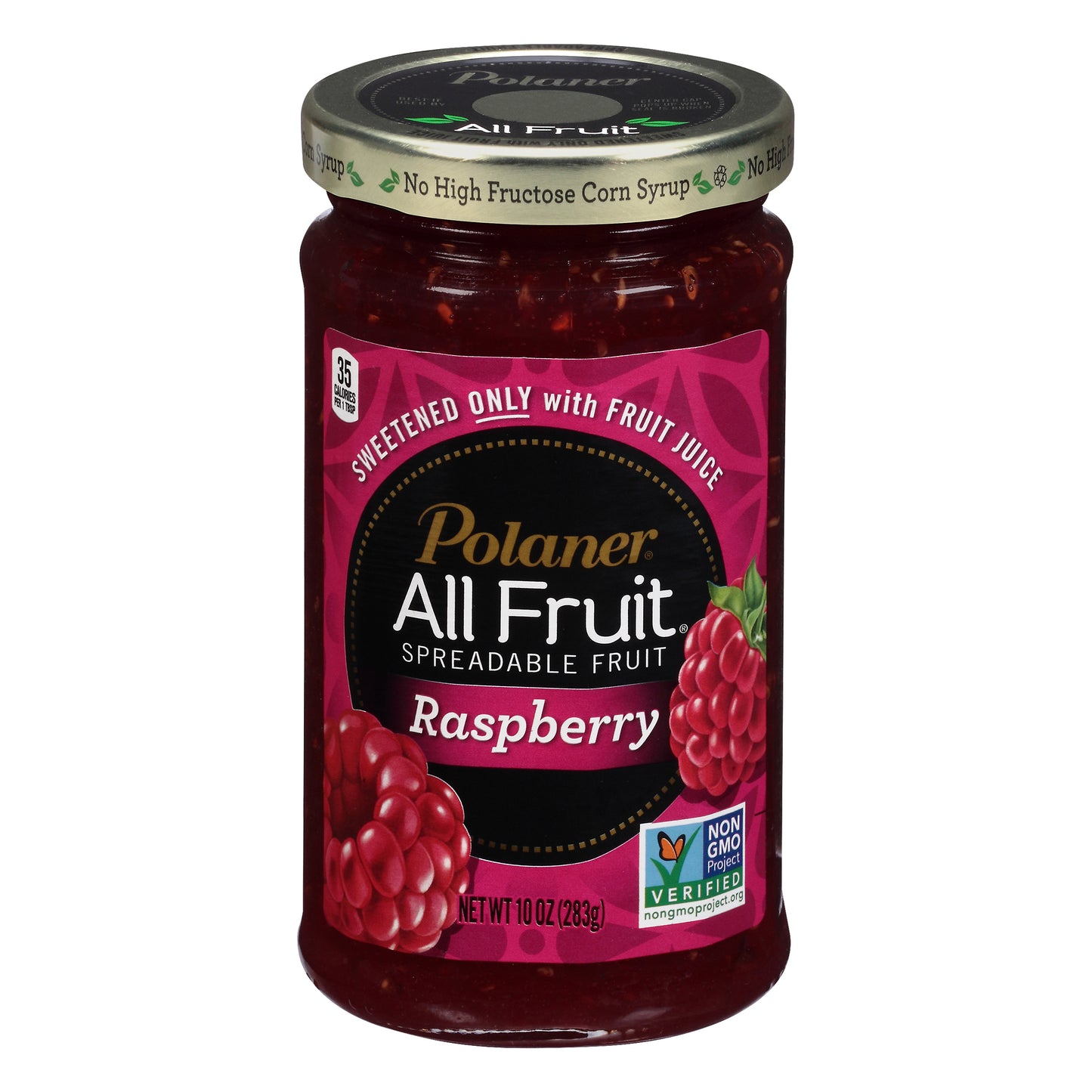 Polaner Fruit Spread Red Raspberry 10 Oz (Pack Of 12)