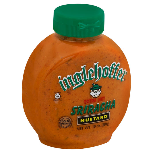 Inglehoffer Mustard Squeeze Sriracha Extra hot 10.25 oz (Pack Of 6)