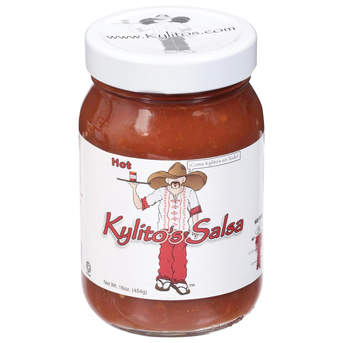 Kylitos Salsa Salsa Hot 16 Oz Pack of 6