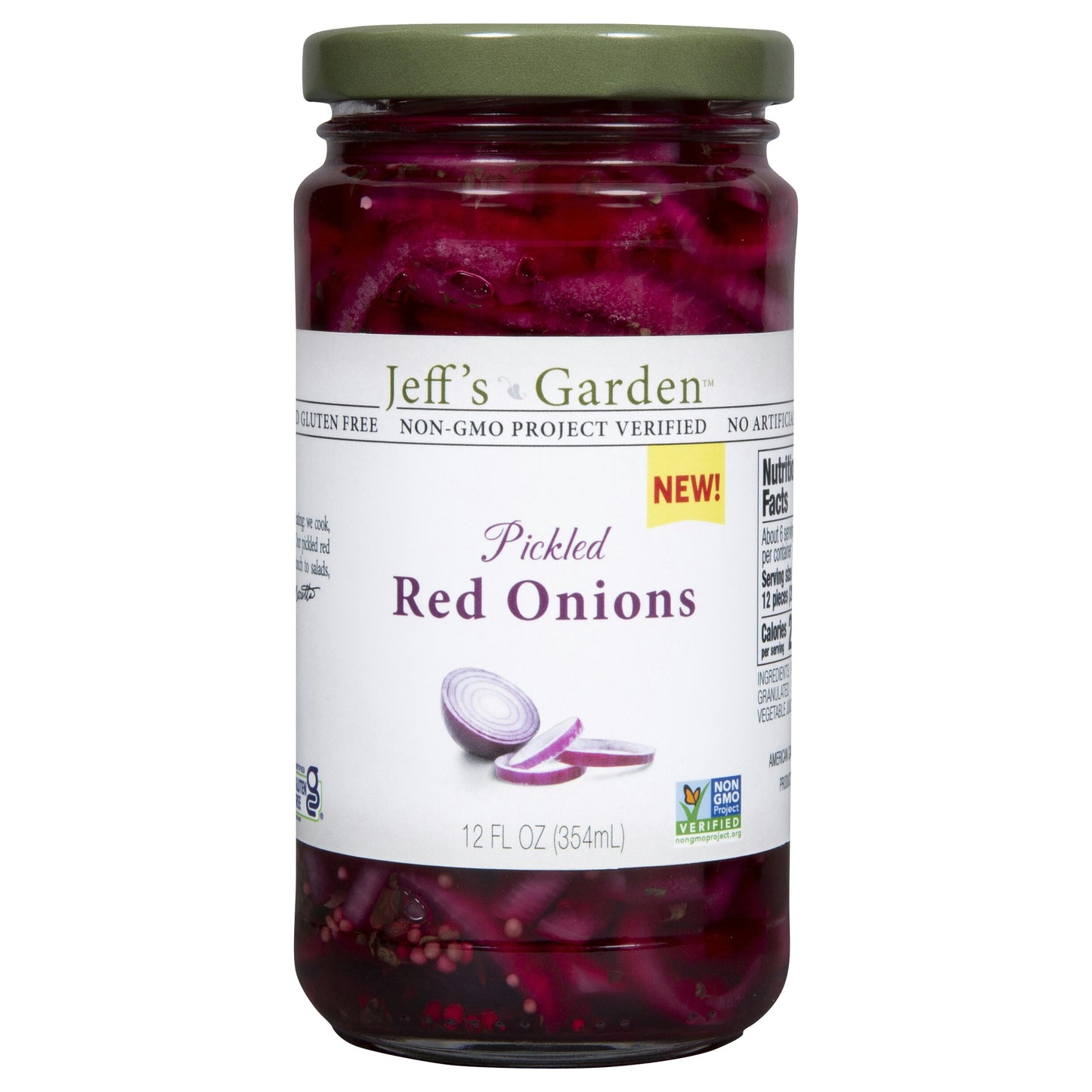 Jeffs Garden Onions Pickled Red 12 Fo Pack of 6