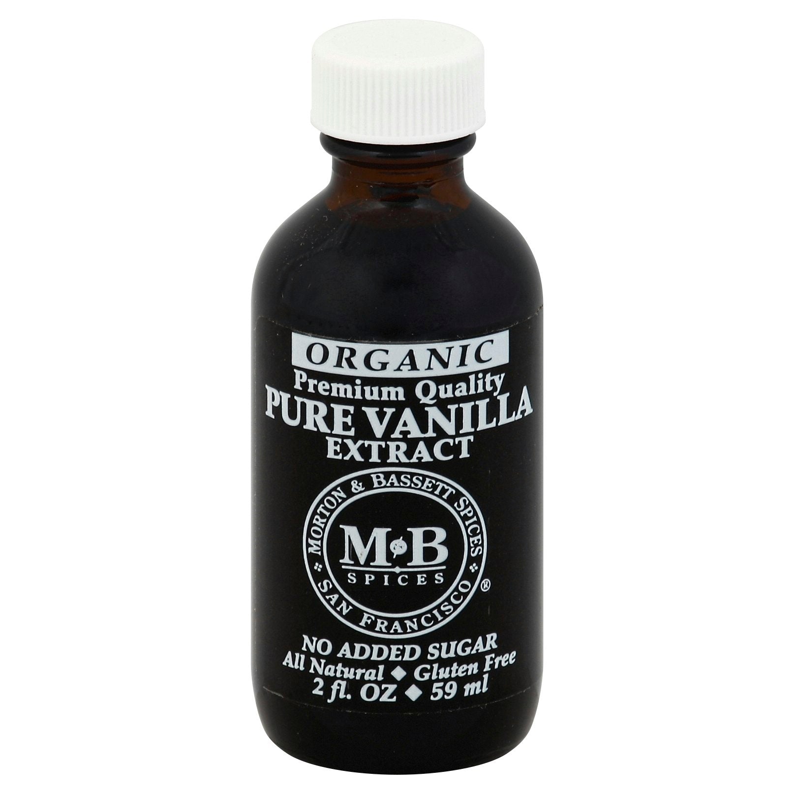 Morton & Bassett Vanilla Extract Pure Organic 2 Fo Pack of 3