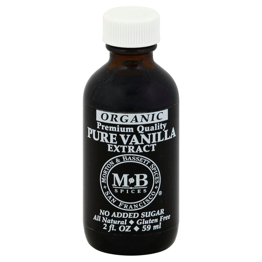 Morton & Bassett Vanilla Extract Pure Organic 2 Fo Pack of 3