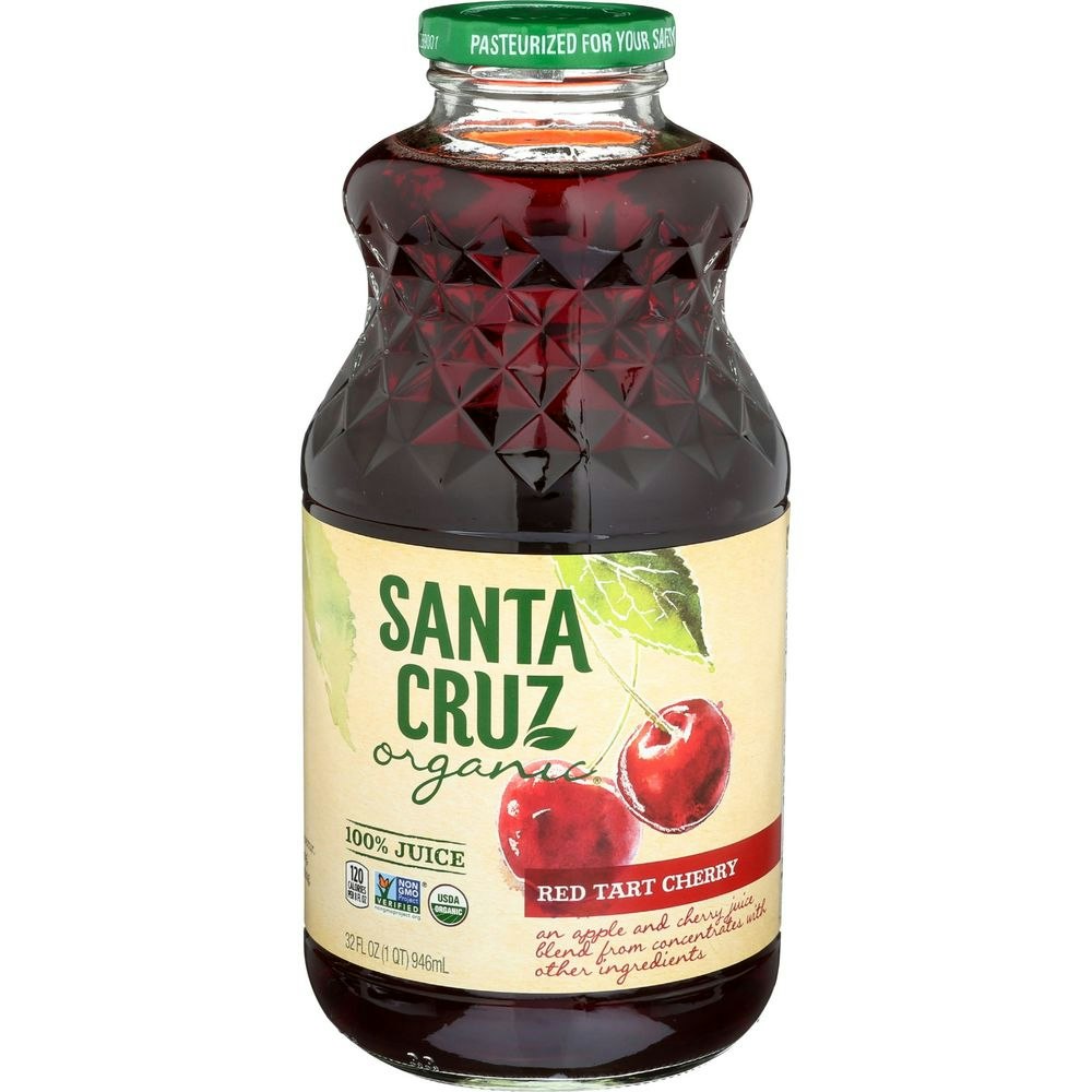 Santa Cruz Organic Red Tart Cherry Juice 32 Fo Pack of 6