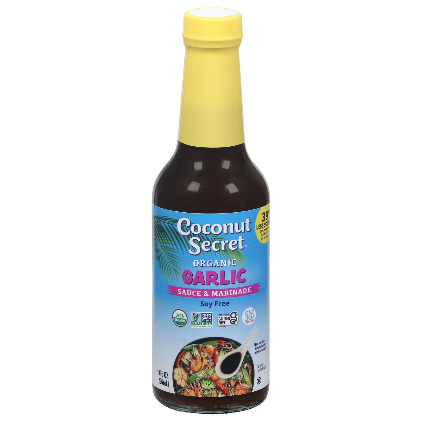 Coconut Secret Sauce Garlic 10 Oz (Pack Of 12)