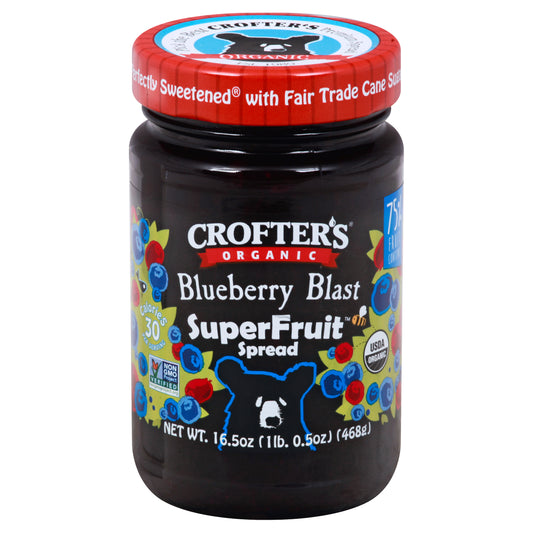 Crofters Spread Blueberry Blast Organic 16.5 oz (Pack Of 6)