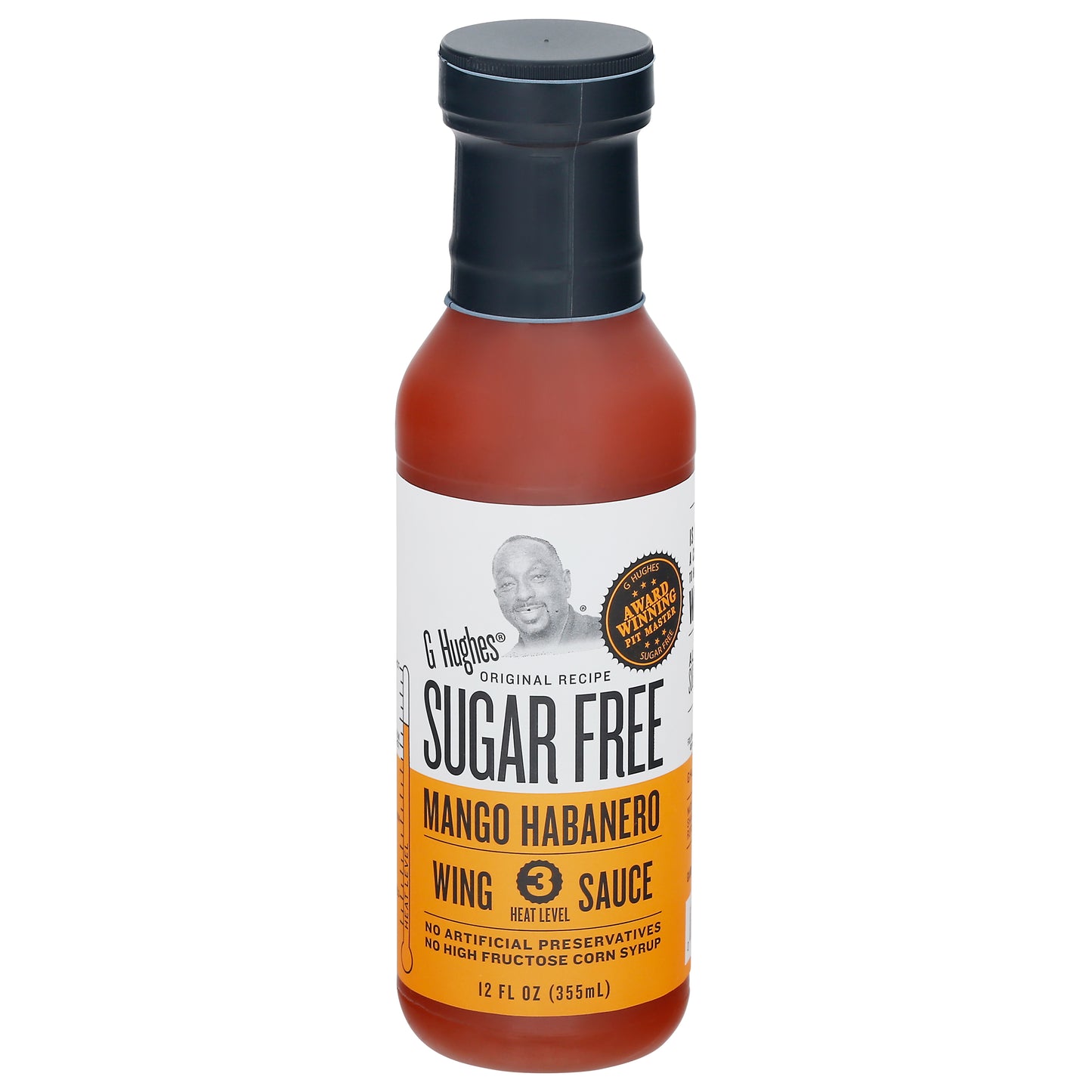 G Hughes Sauce Wing Mango Habanero 12 oz (Pack Of 6)