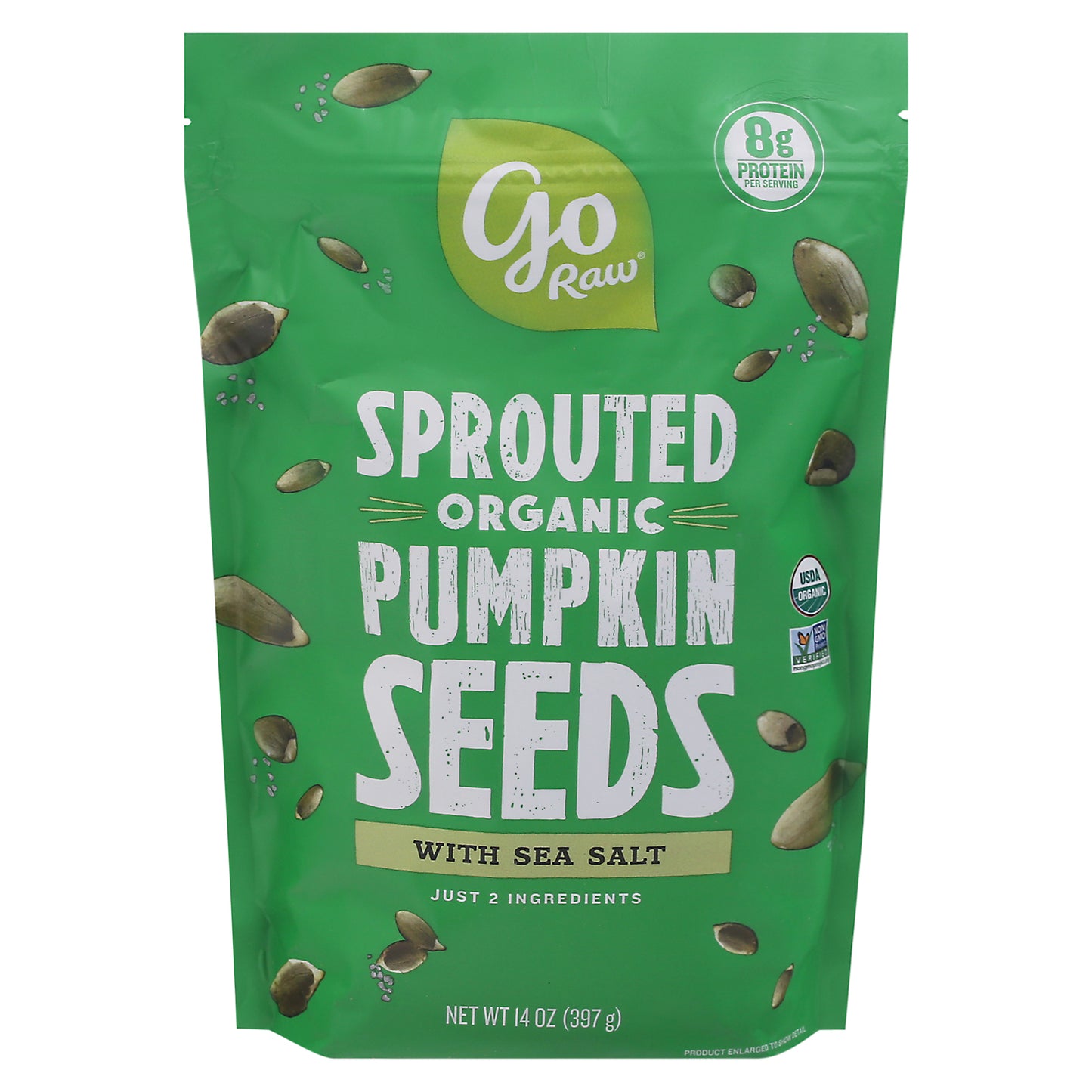 Go Raw Seed Pumpkin Sprouted Organic 14 oz (Pack Of 6)