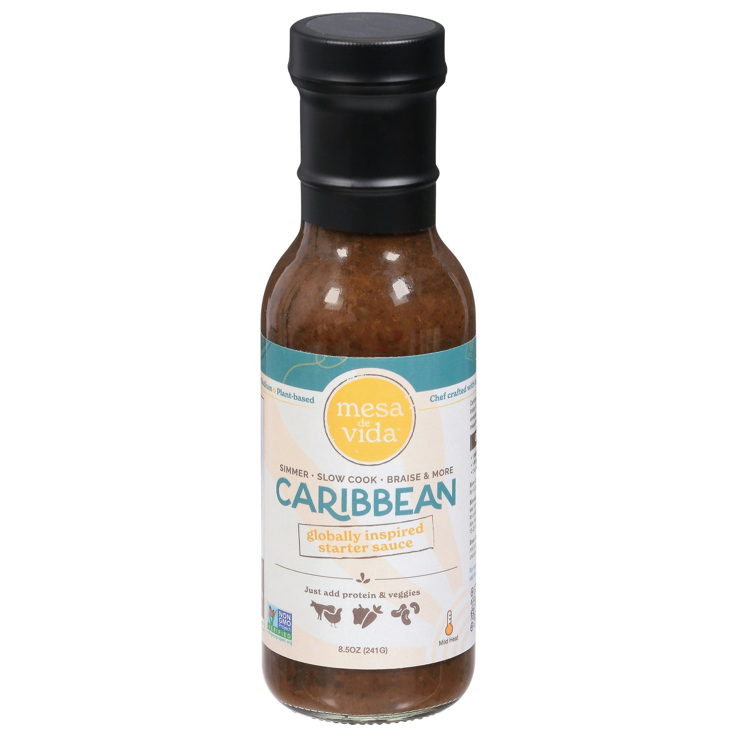Mesa de Vida Caribbean Starter Sauce - 8.5 Oz (Pack of 6)