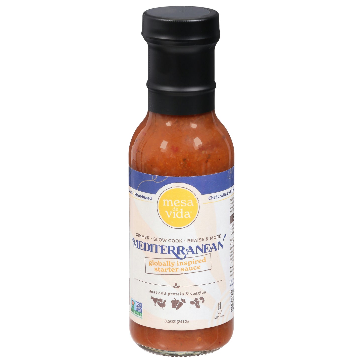 Mesa De Vida Starter Sauce Mediterranean - 8.5 OZ (Pack of 6)